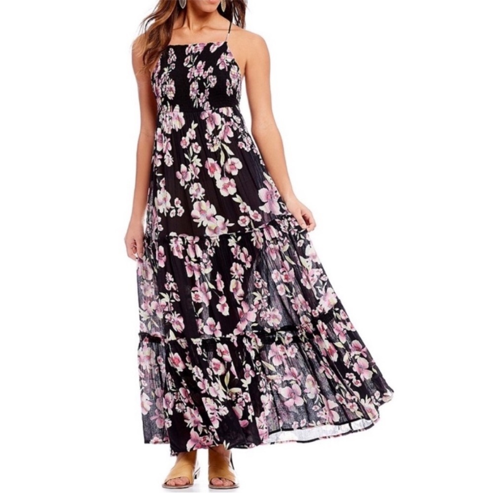 Free People Garden Party Floral Maxi Dress Size XS